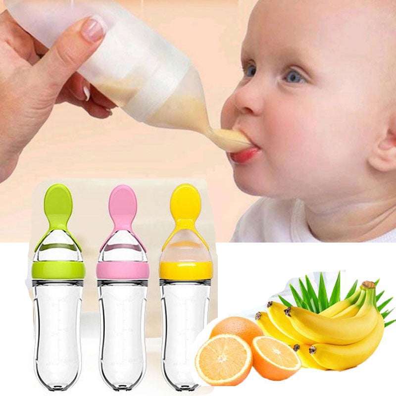 Biberon avec cuillère pour nouveau - né | EasyBottle™ - Enfantetmaman