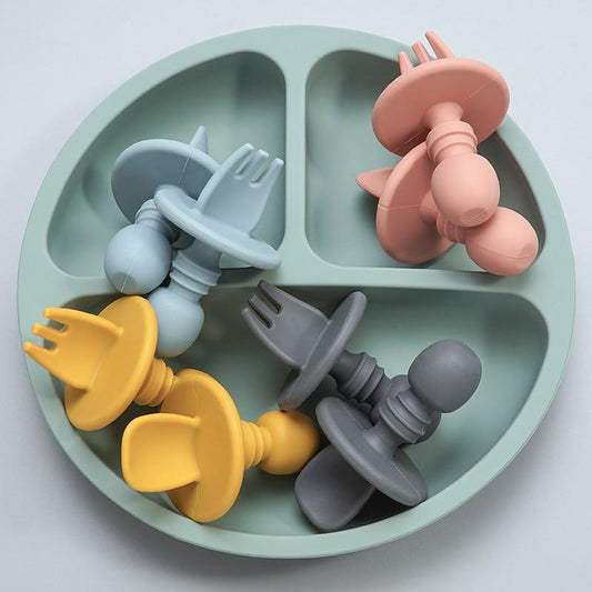 CuttieSpoon™ | Cuillère et fourchette pour bébé | Maman - Enfantetmaman