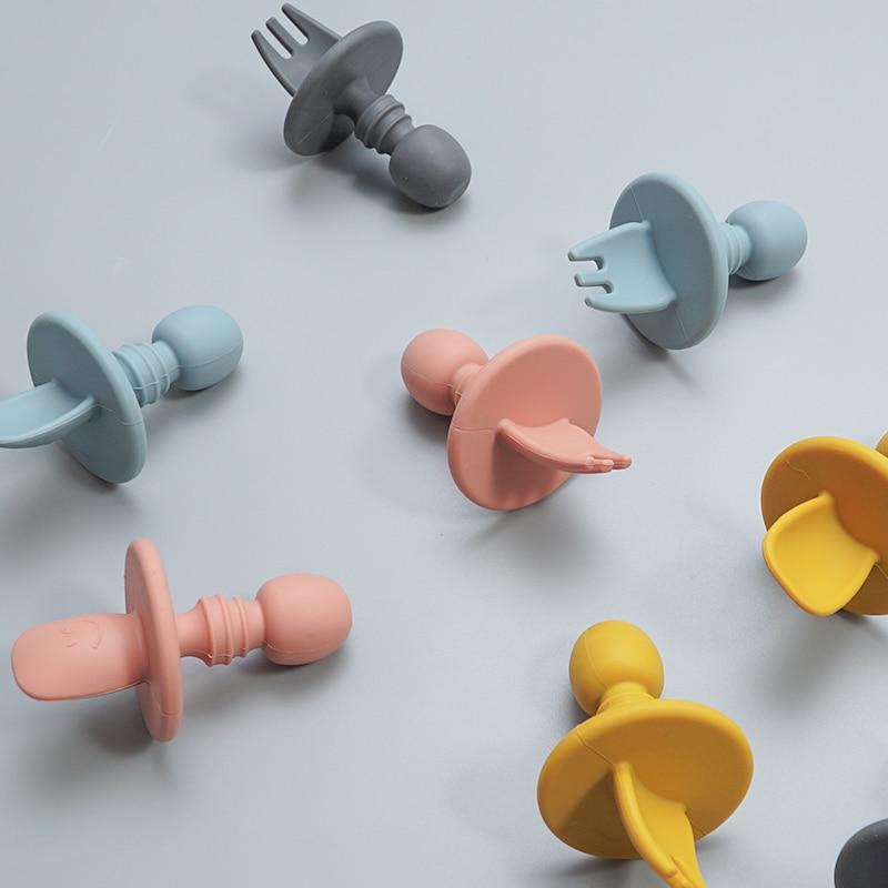 CuttieSpoon™ | Cuillère et fourchette pour bébé | Maman - Enfantetmaman