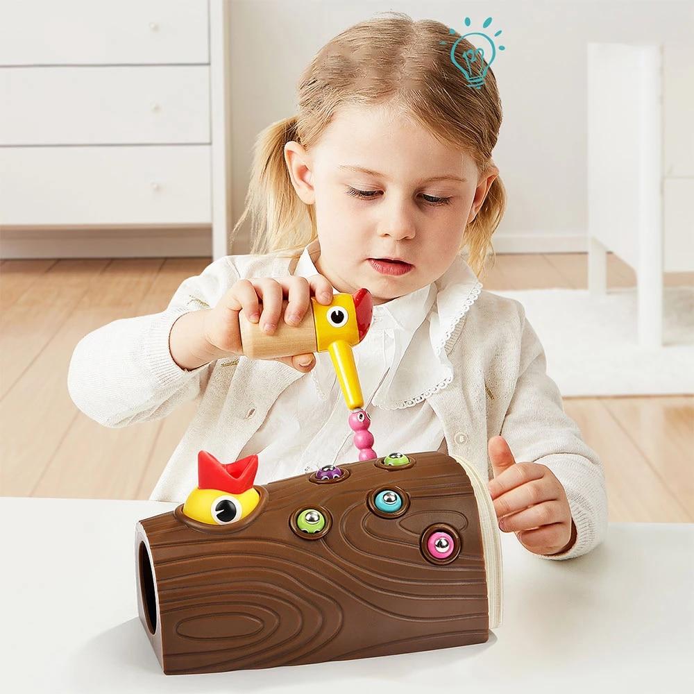 FeedingBird™ - Jouets magnétique attrape - ver | Jeux enfants - Enfantetmaman