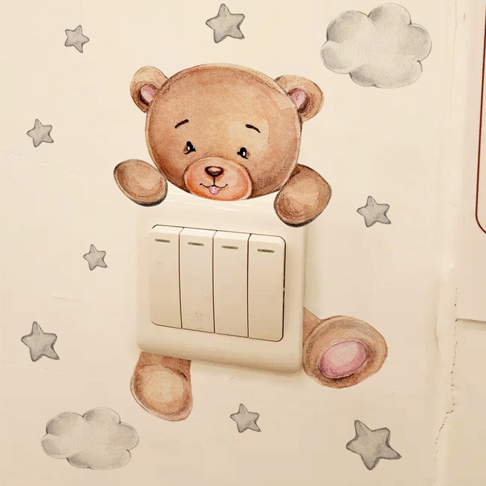 Stickybear™ - Sticker ourson décoratif | Chambre d'enfants - Enfantetmaman