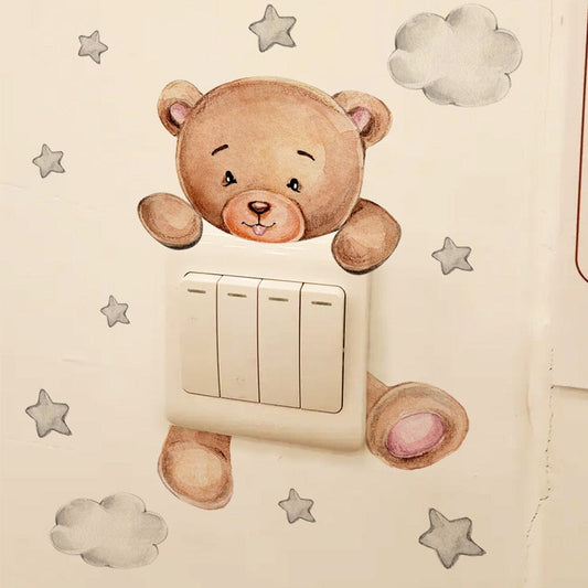 Stickybear™ - Sticker ourson décoratif | Chambre d'enfants - Enfantetmaman