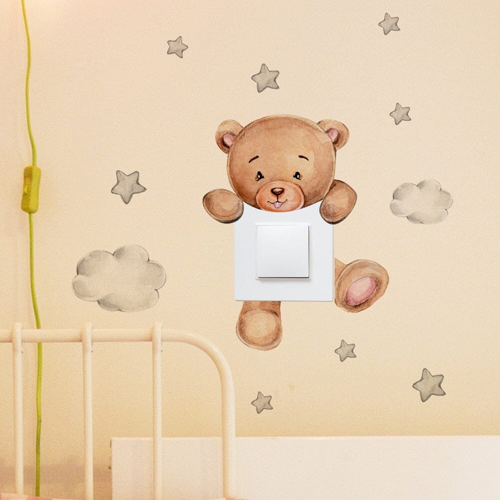 Stickybear™ - Sticker ourson décoratif | Chambre d'enfants - Enfantetmaman