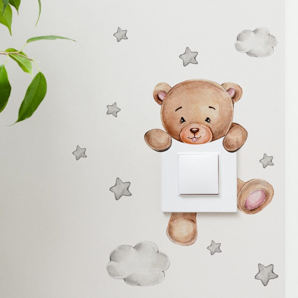 Stickybear™ - Sticker ourson décoratif | Chambre d'enfants - Enfantetmaman